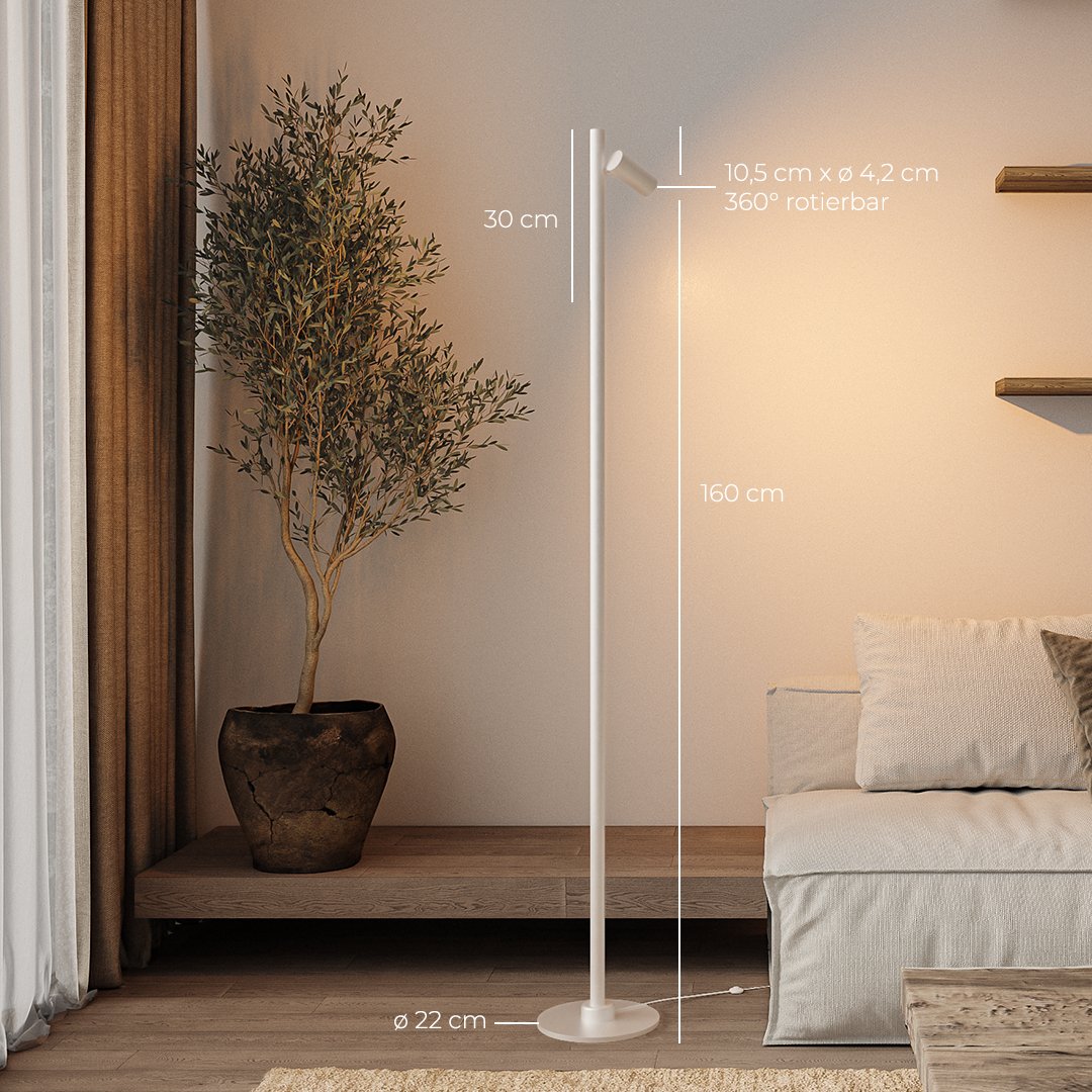 Weiß / 1x Spot + 1x Beam