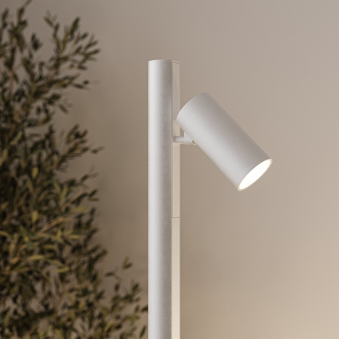 Weiß / 1x Spot + 1x Globe + 1x Beam