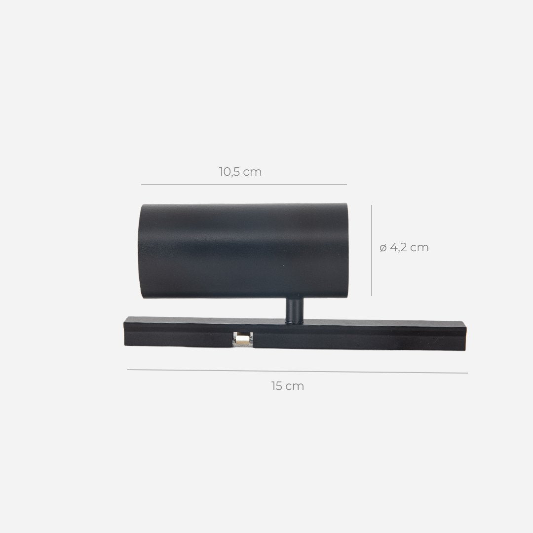 Schwarz / 3x Spot + 1x Beam