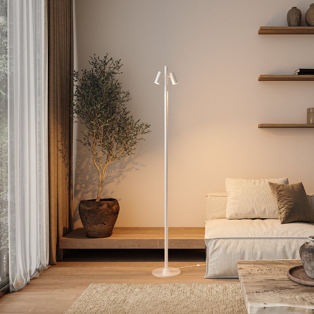 Weiß / 2x Spot + 1x Beam