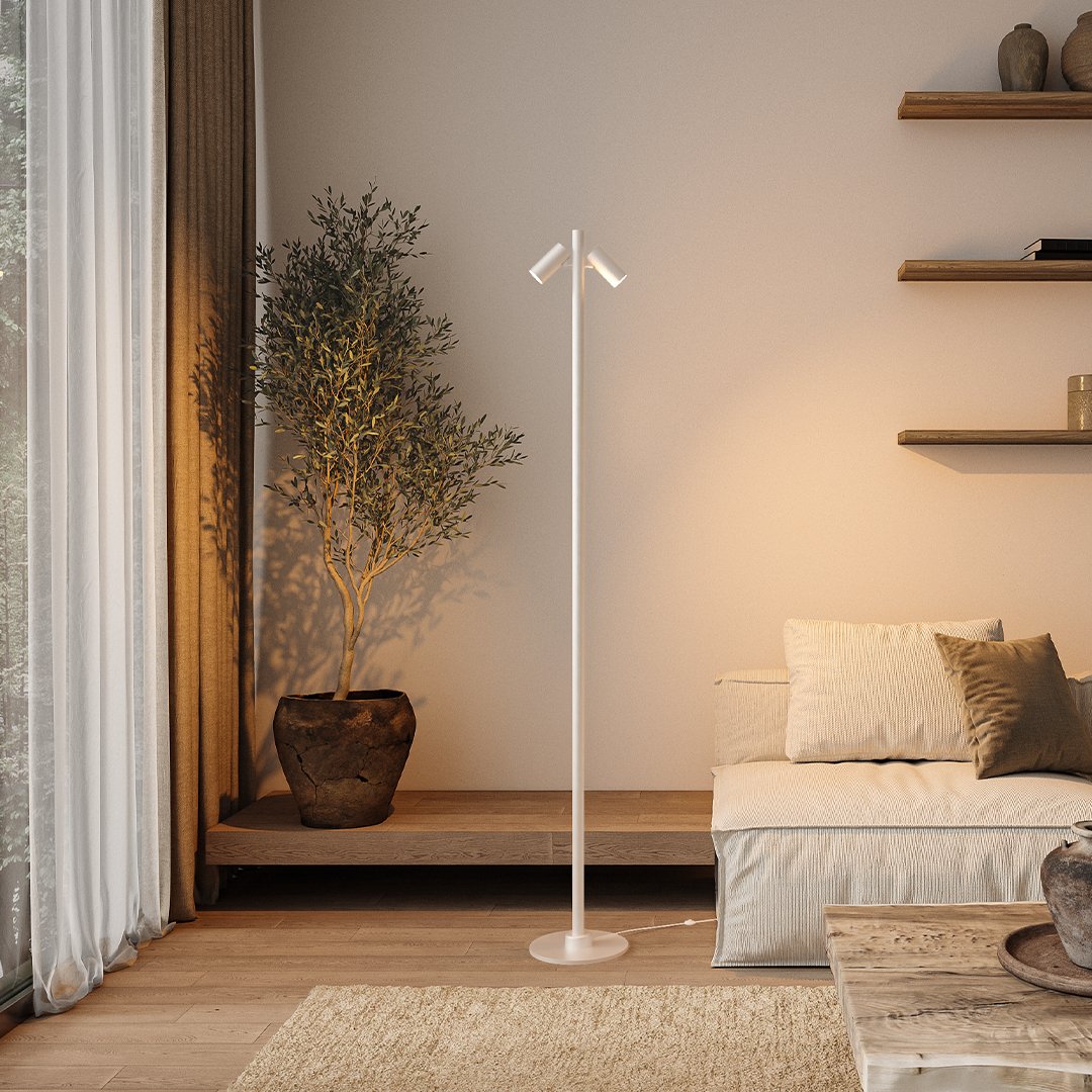 Weiß / 2x Spot + 1x Beam