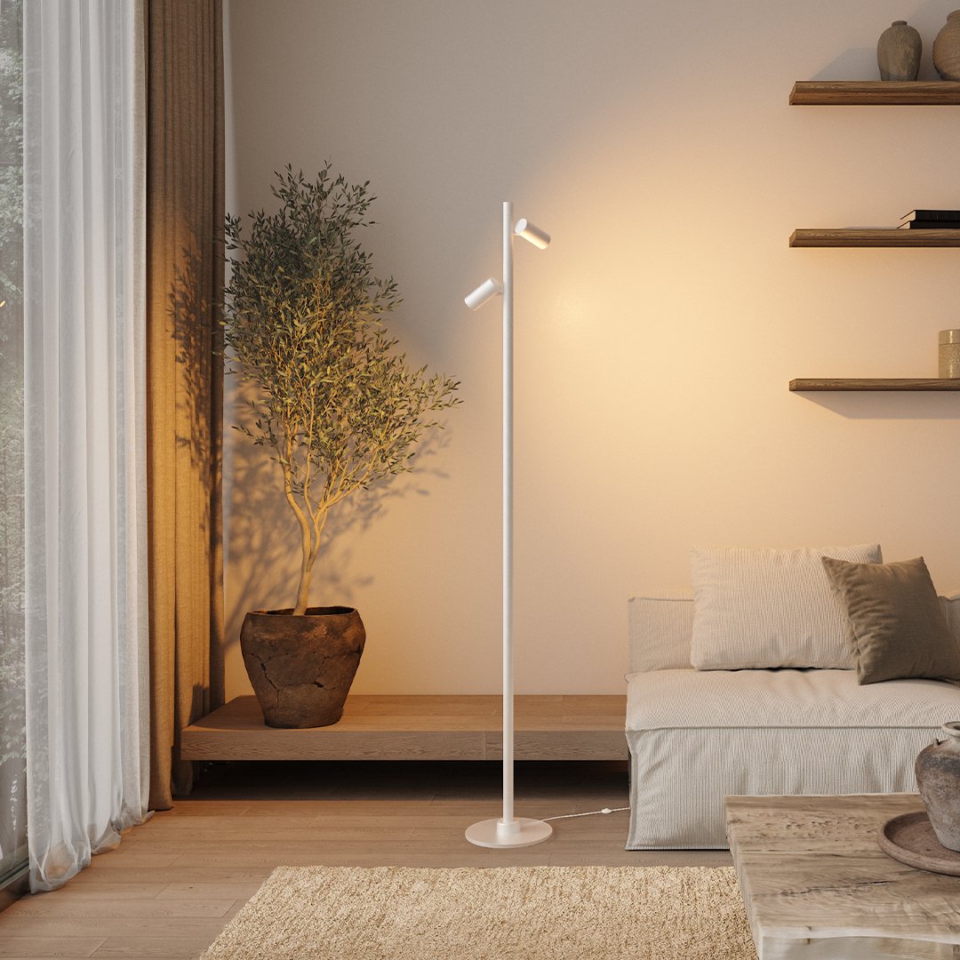 Weiß / 2x Spot + 1x Beam