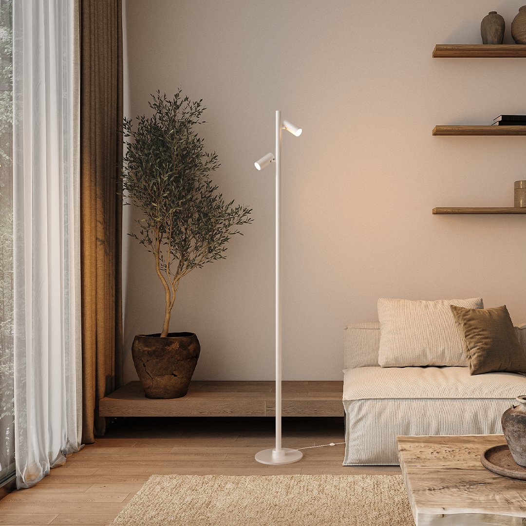 Weiß / 2x Spot + 1x Beam