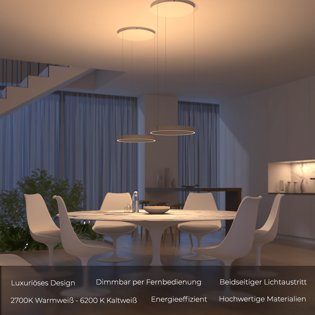 Taupe Leder | [direkte & indirekte] Beleuchtung