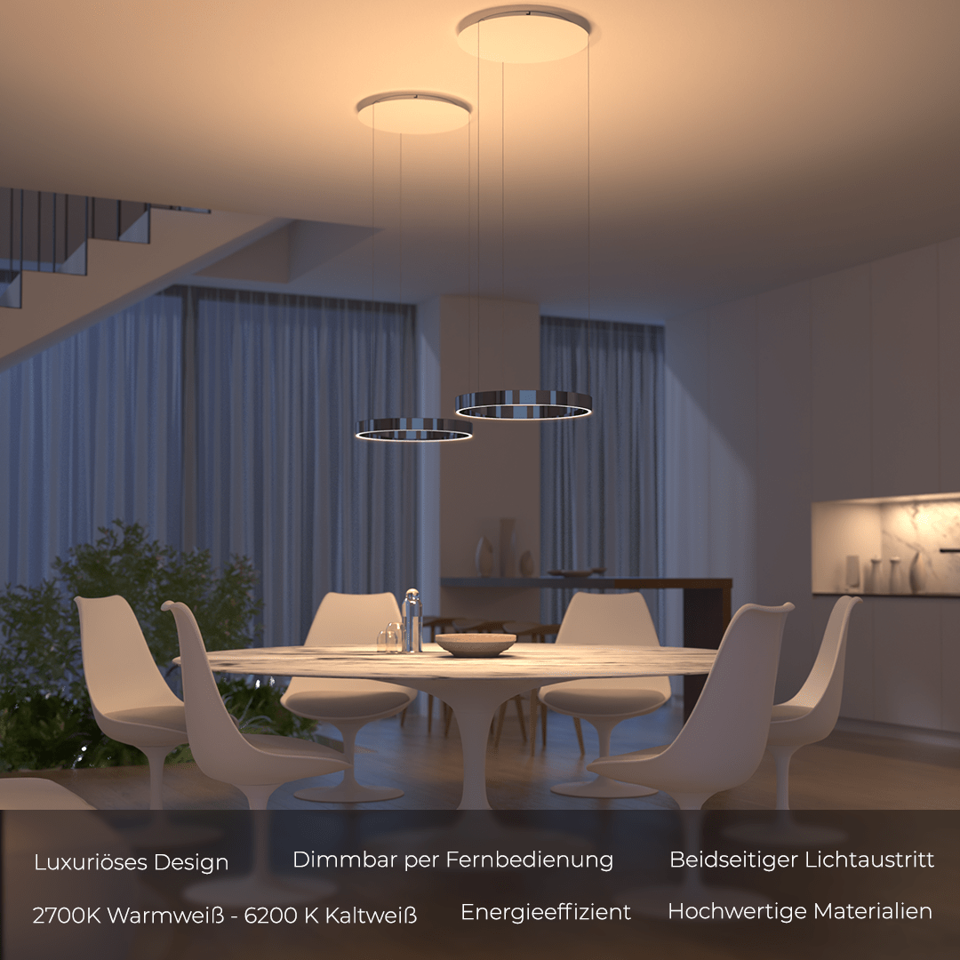 Chrom Schwarz | [direkte & indirekte] Beleuchtung