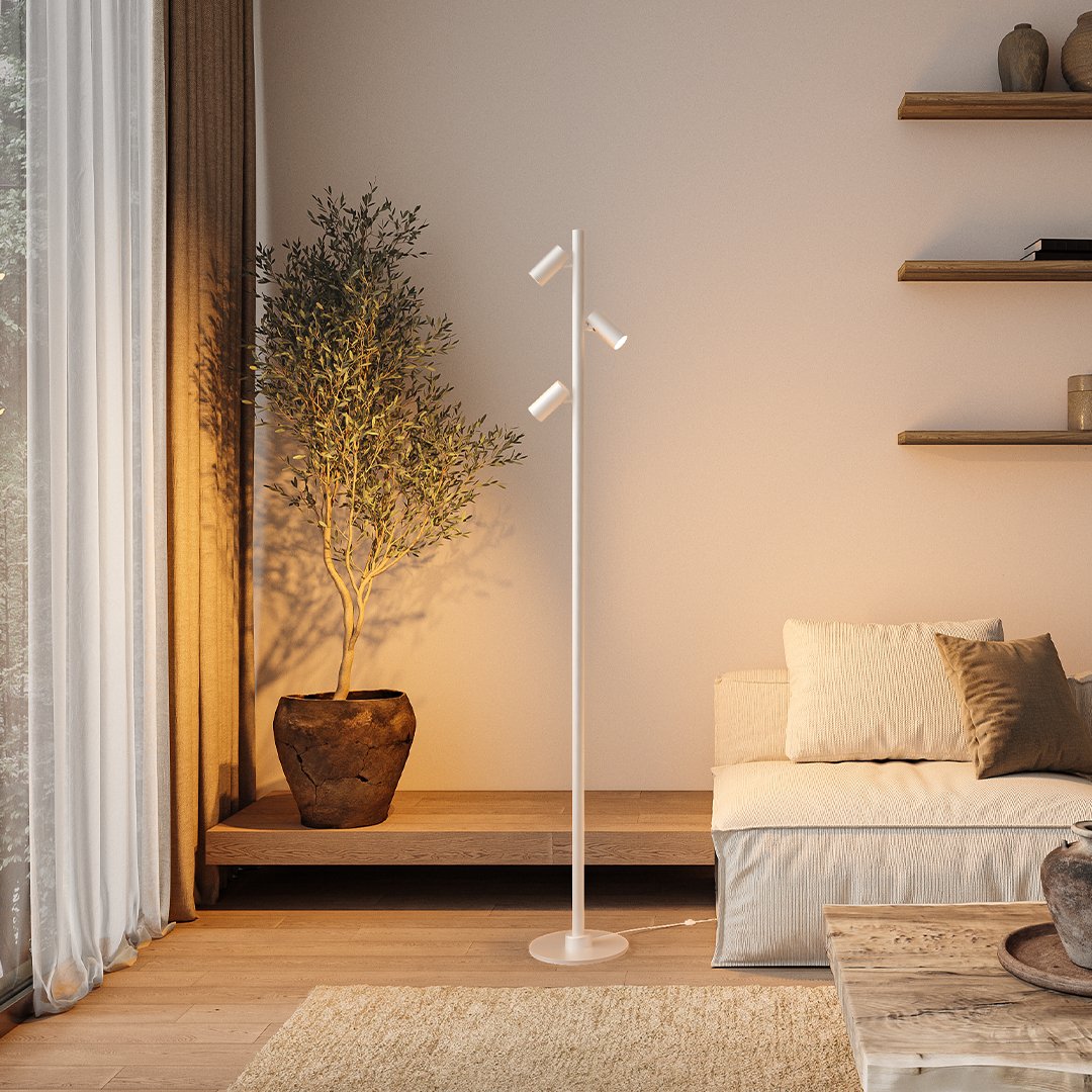 Weiß / 3x Spot + 1x Beam