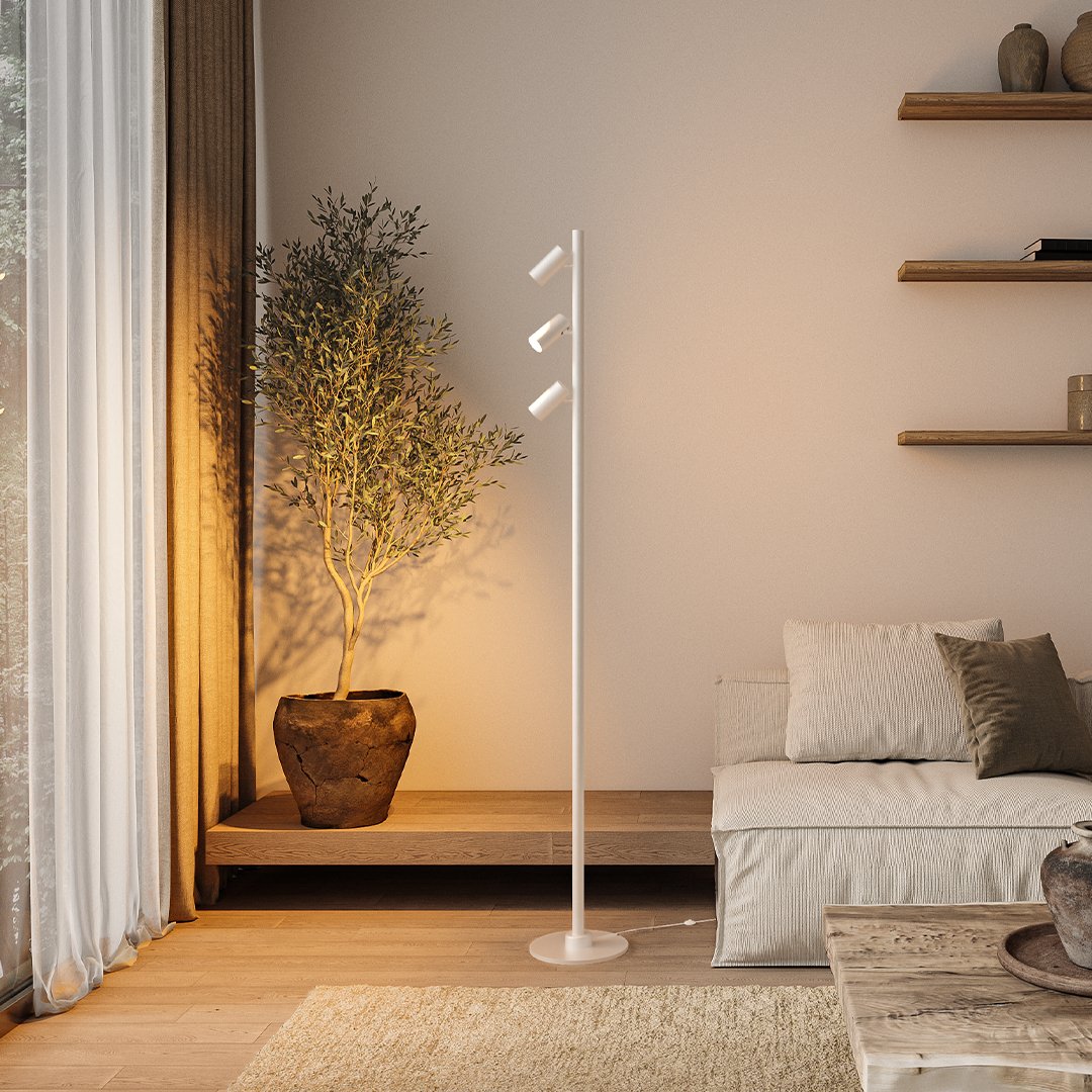 Weiß / 3x Spot + 1x Beam