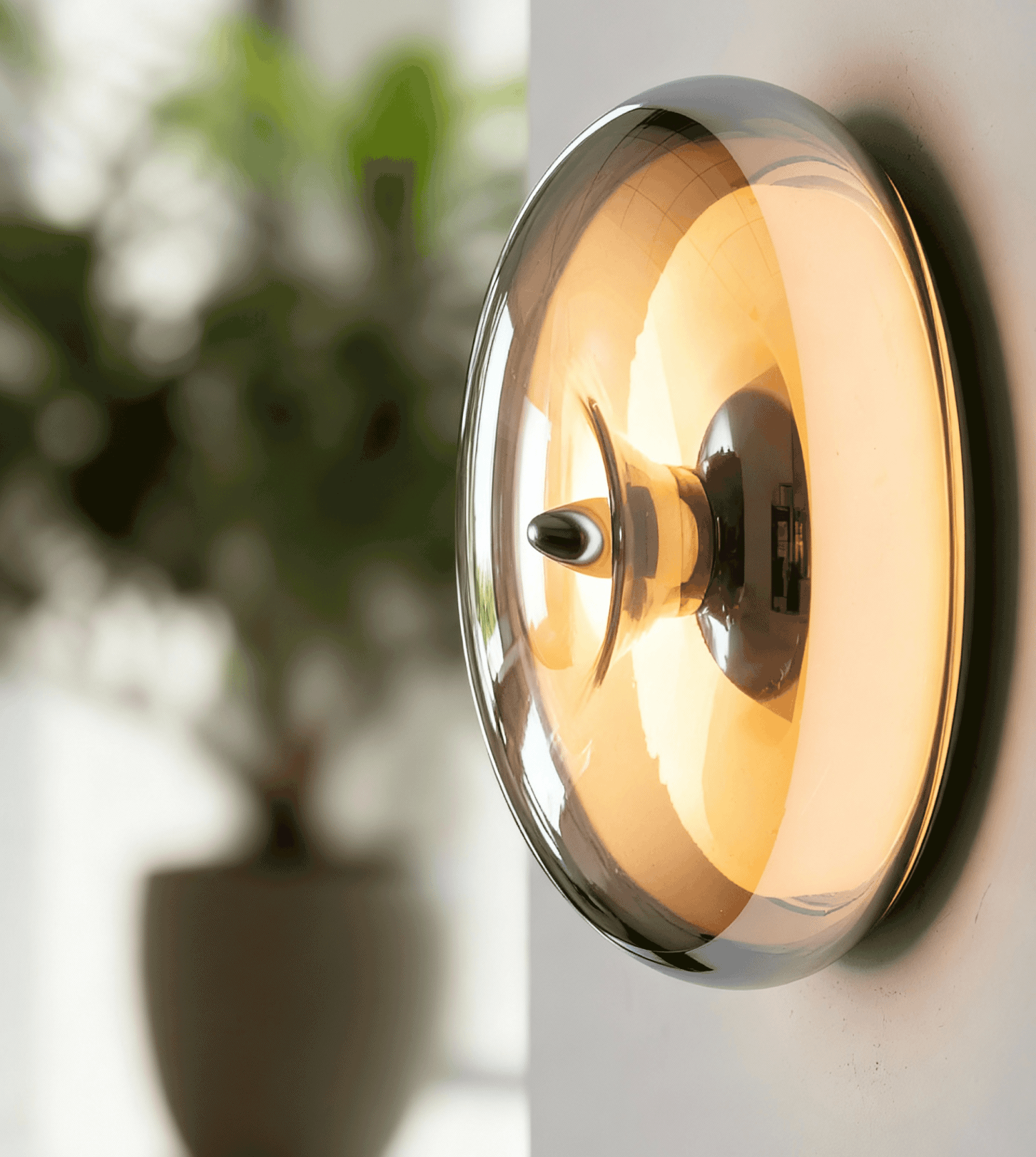 chrom / Wandanschluss