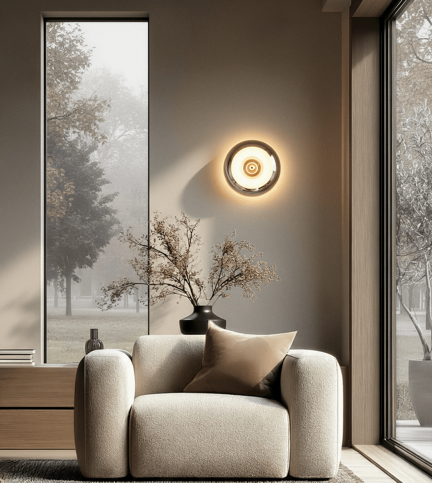 chrom / Wandanschluss