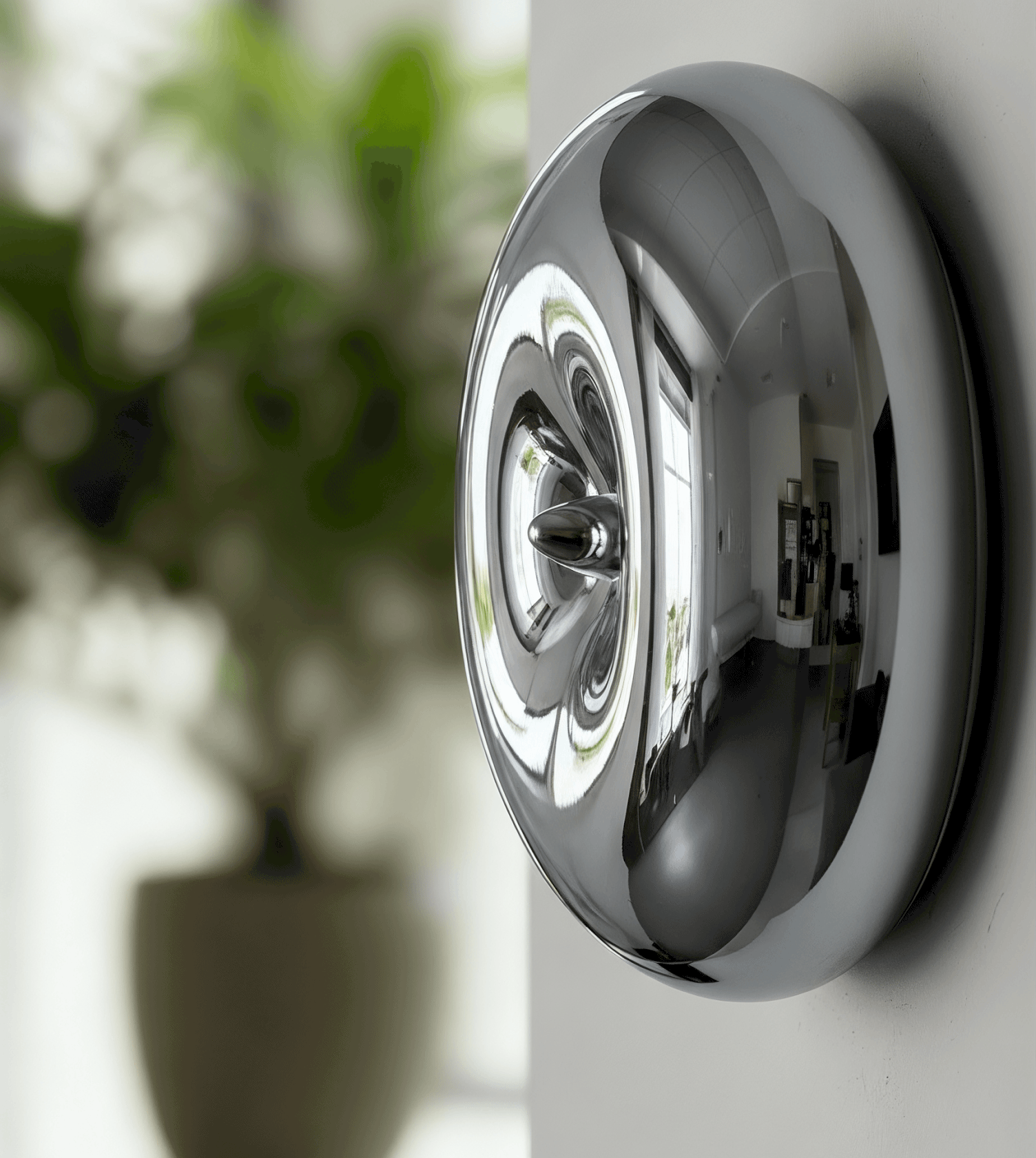 chrom / Wandanschluss