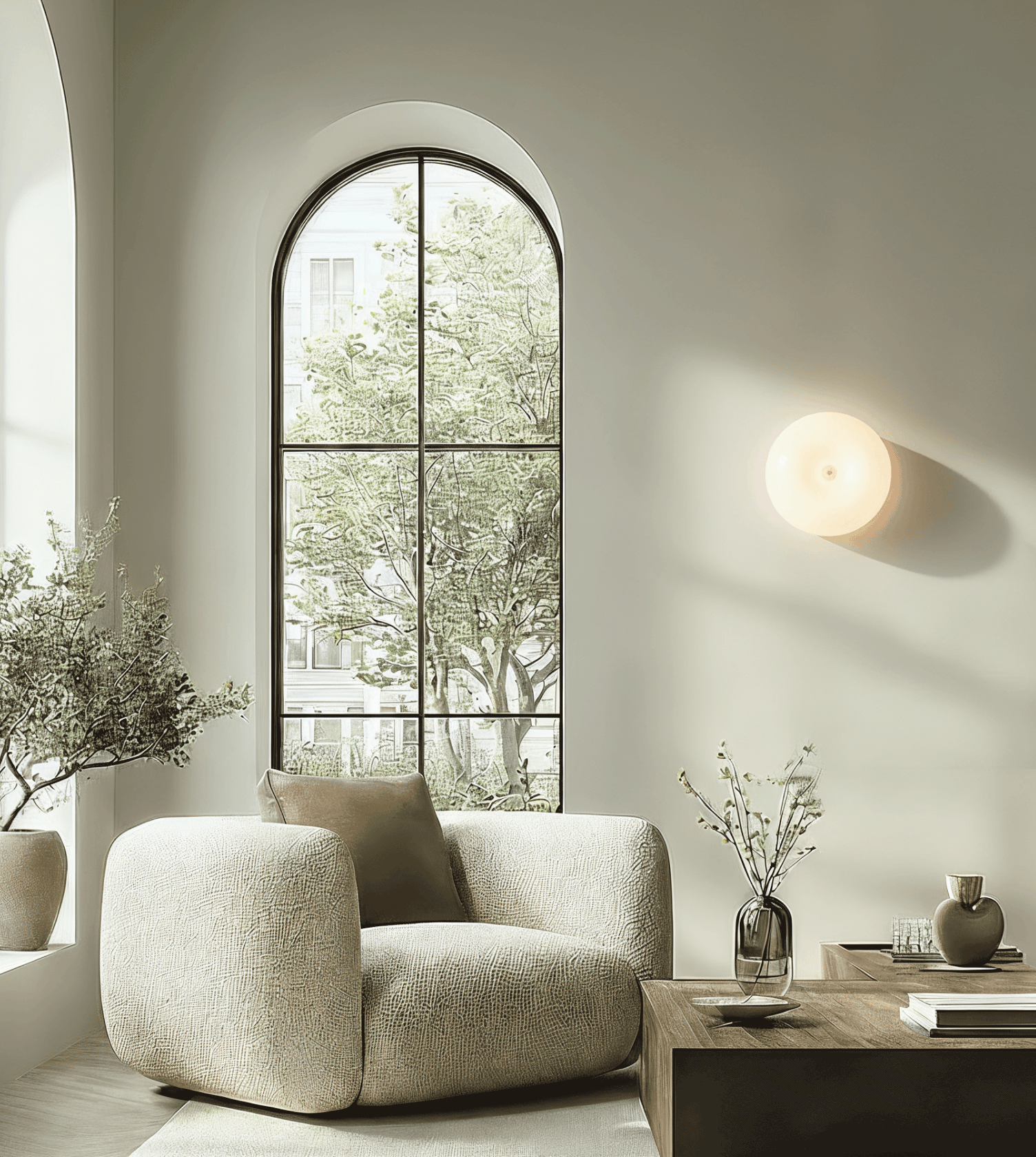 weiß / Wandanschluss