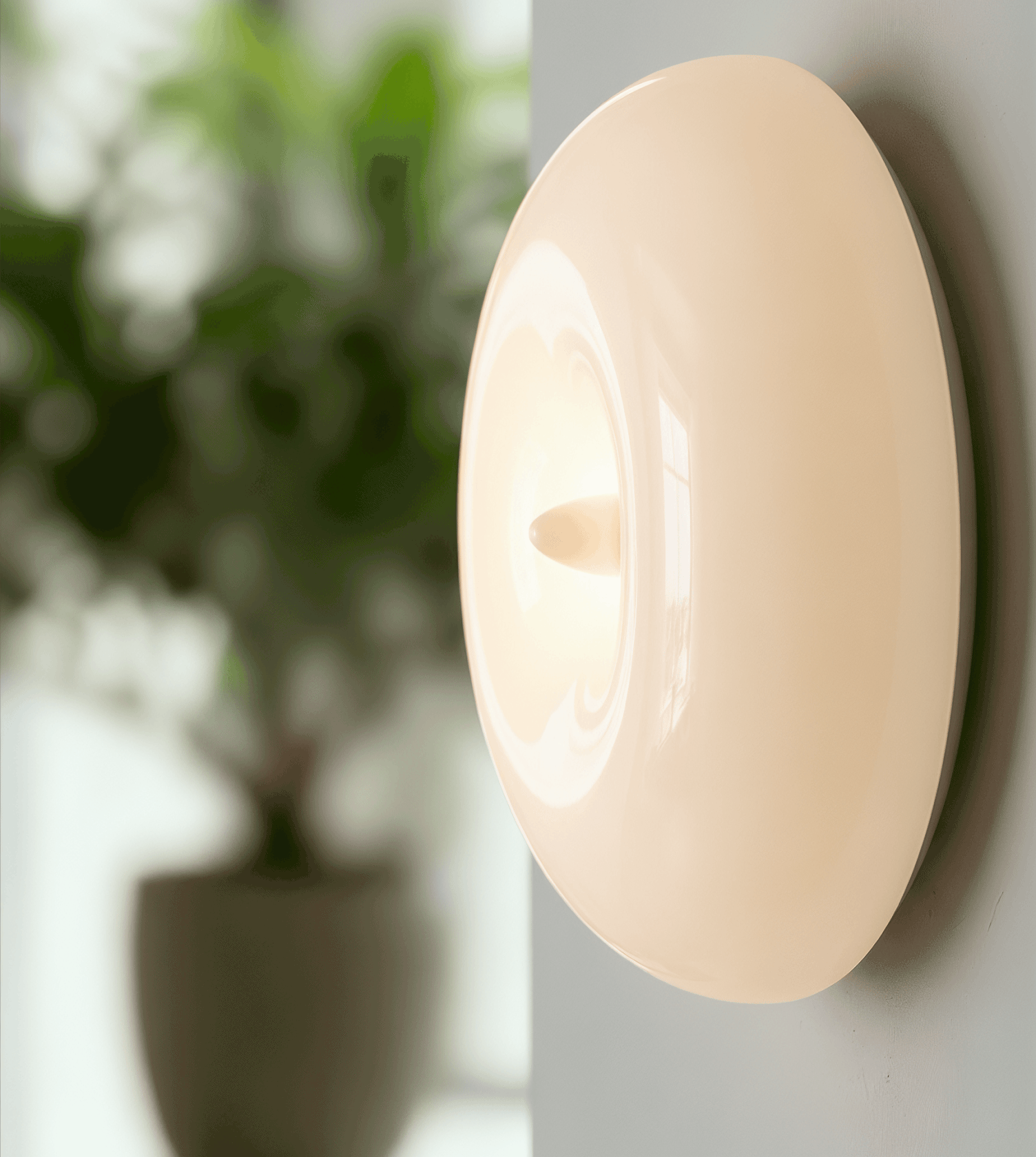 weiß / Wandanschluss