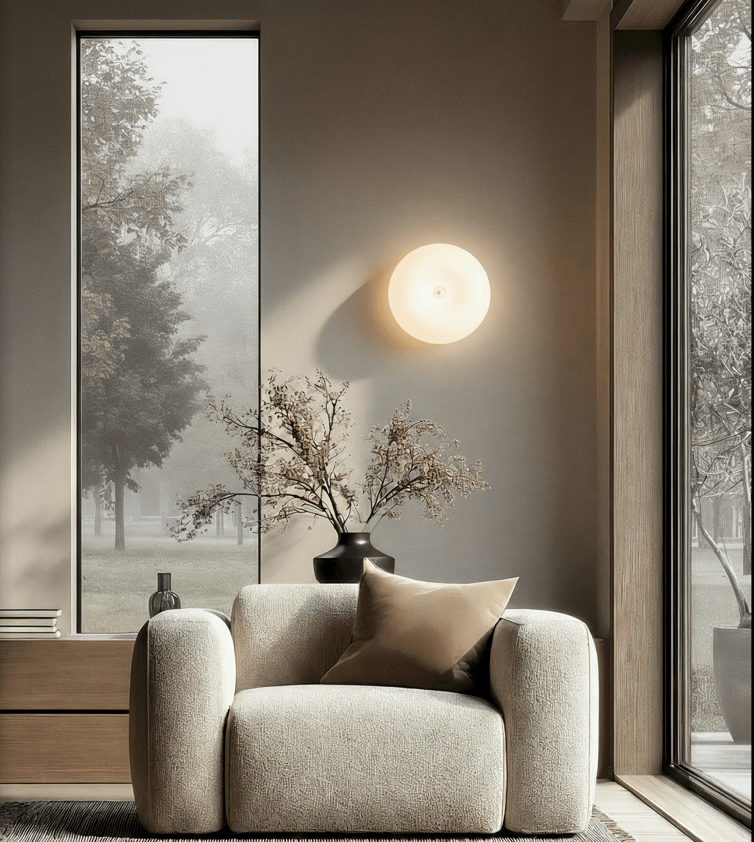 weiß / Wandanschluss