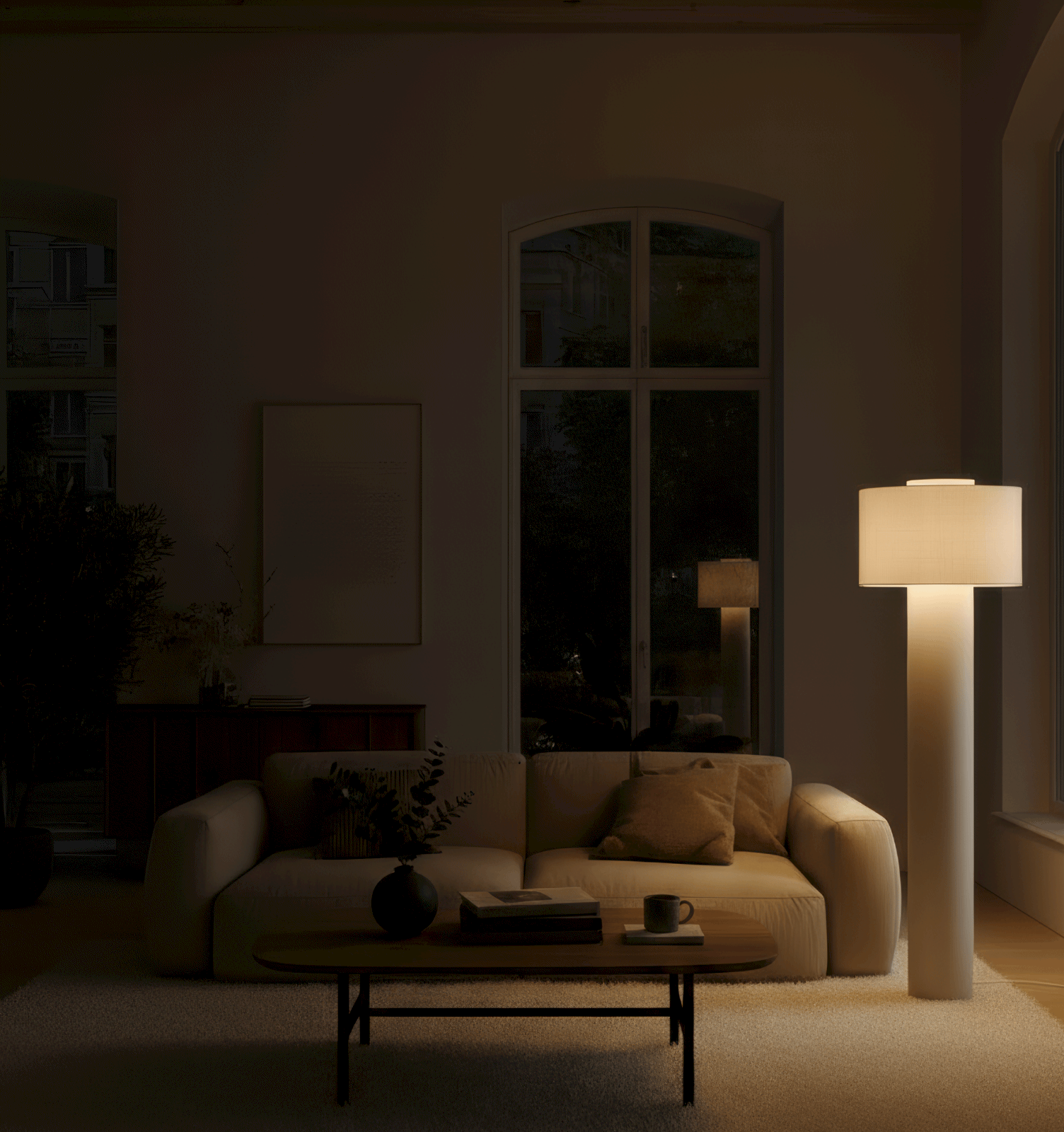 Stilvolles Design für Tag und Nacht