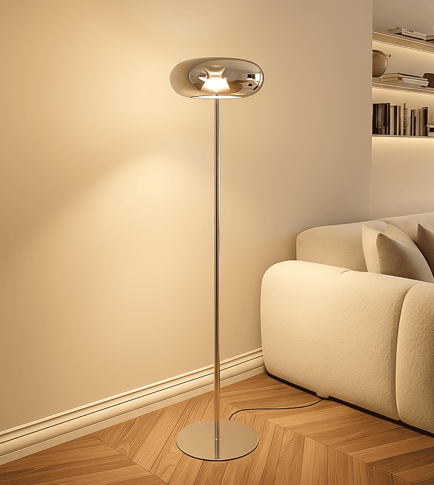 Chrom | [Stufenlos dimmbar] per Touch