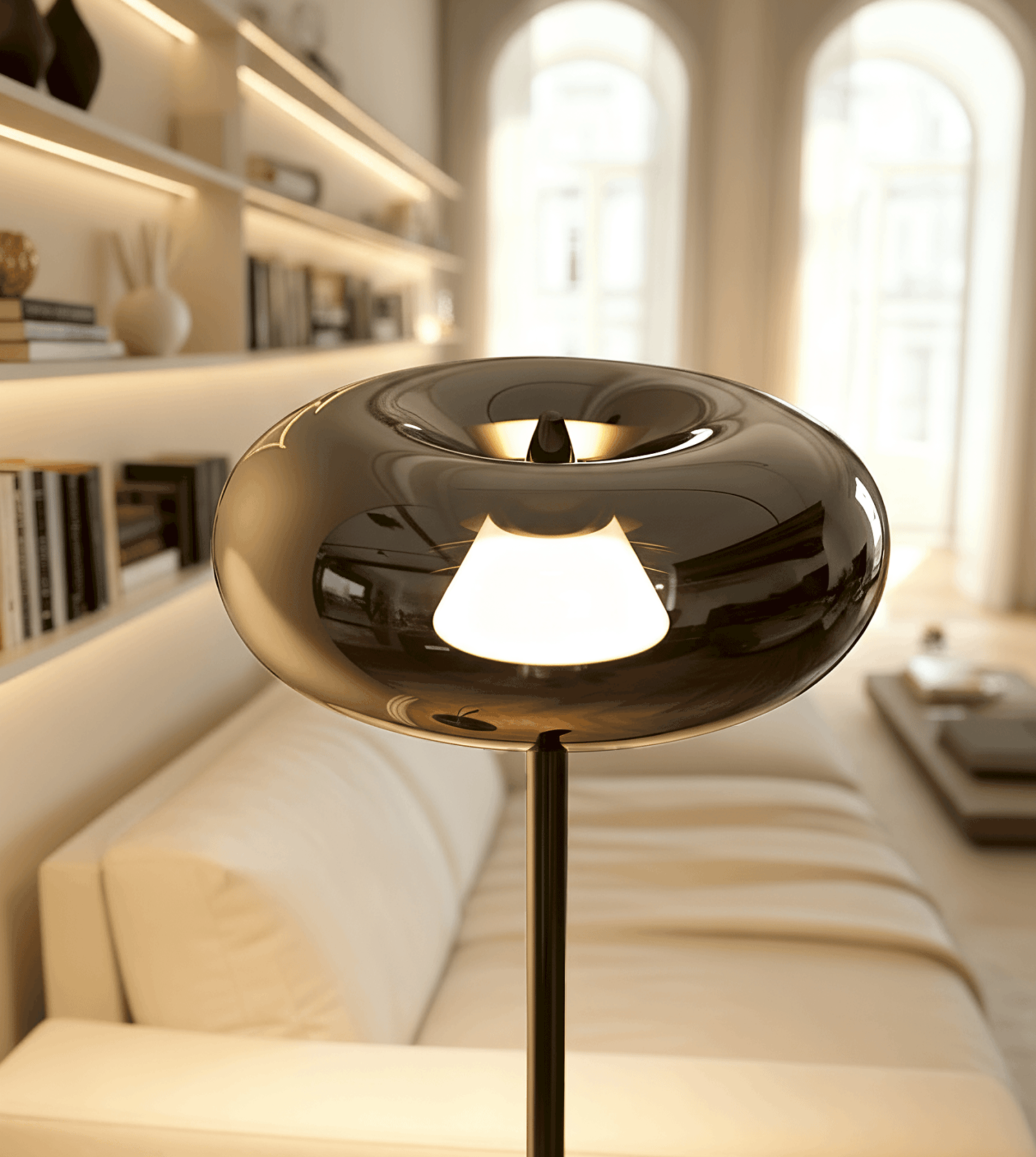 Schwarz chrom | [Mundgeblasenes] Glas
