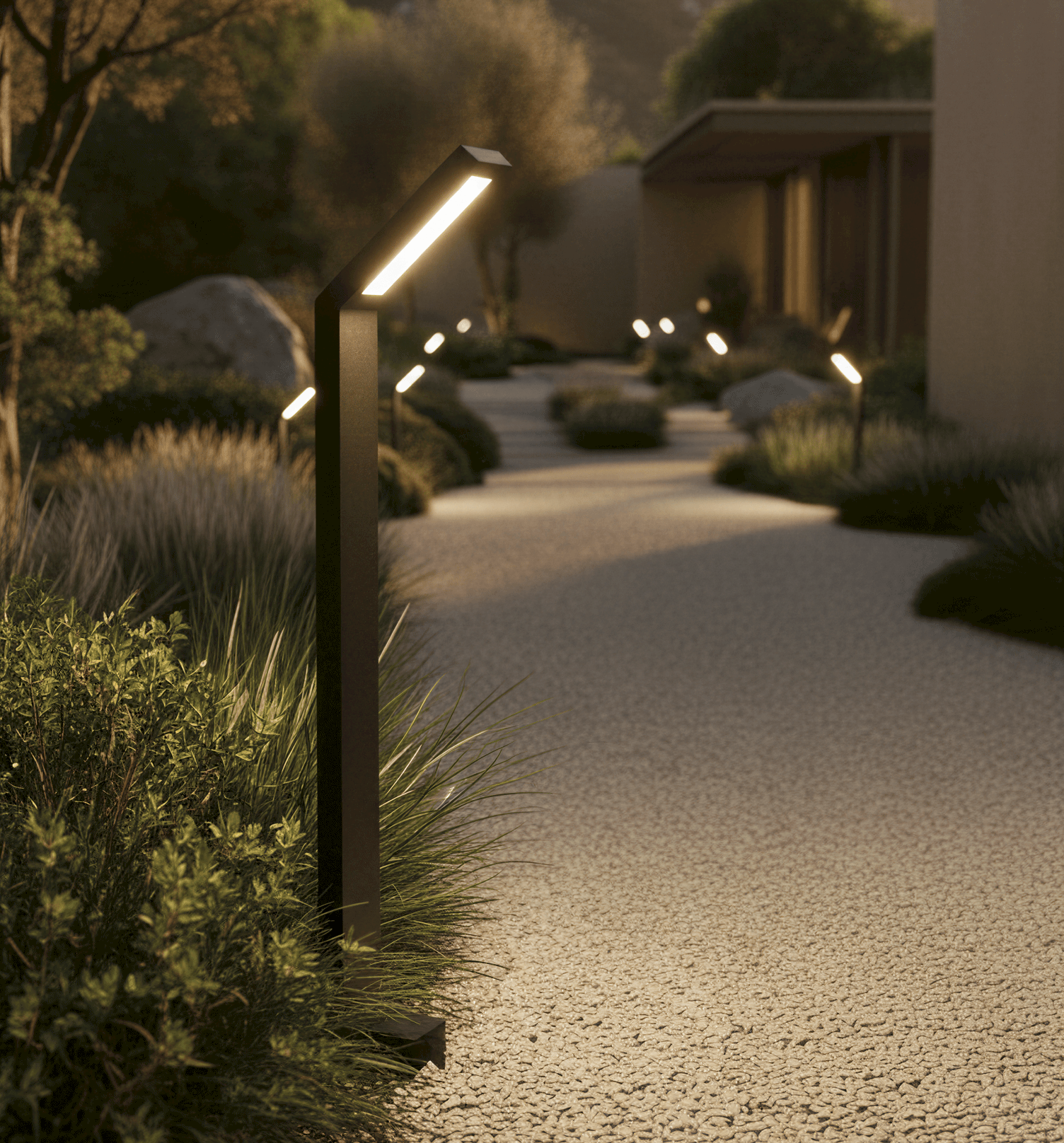 Klare Linien für moderne Außenbereiche