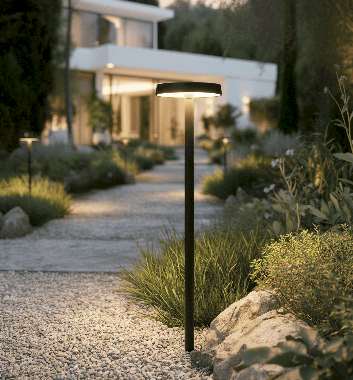 Zeitloses Design für moderne Außenarchitektur