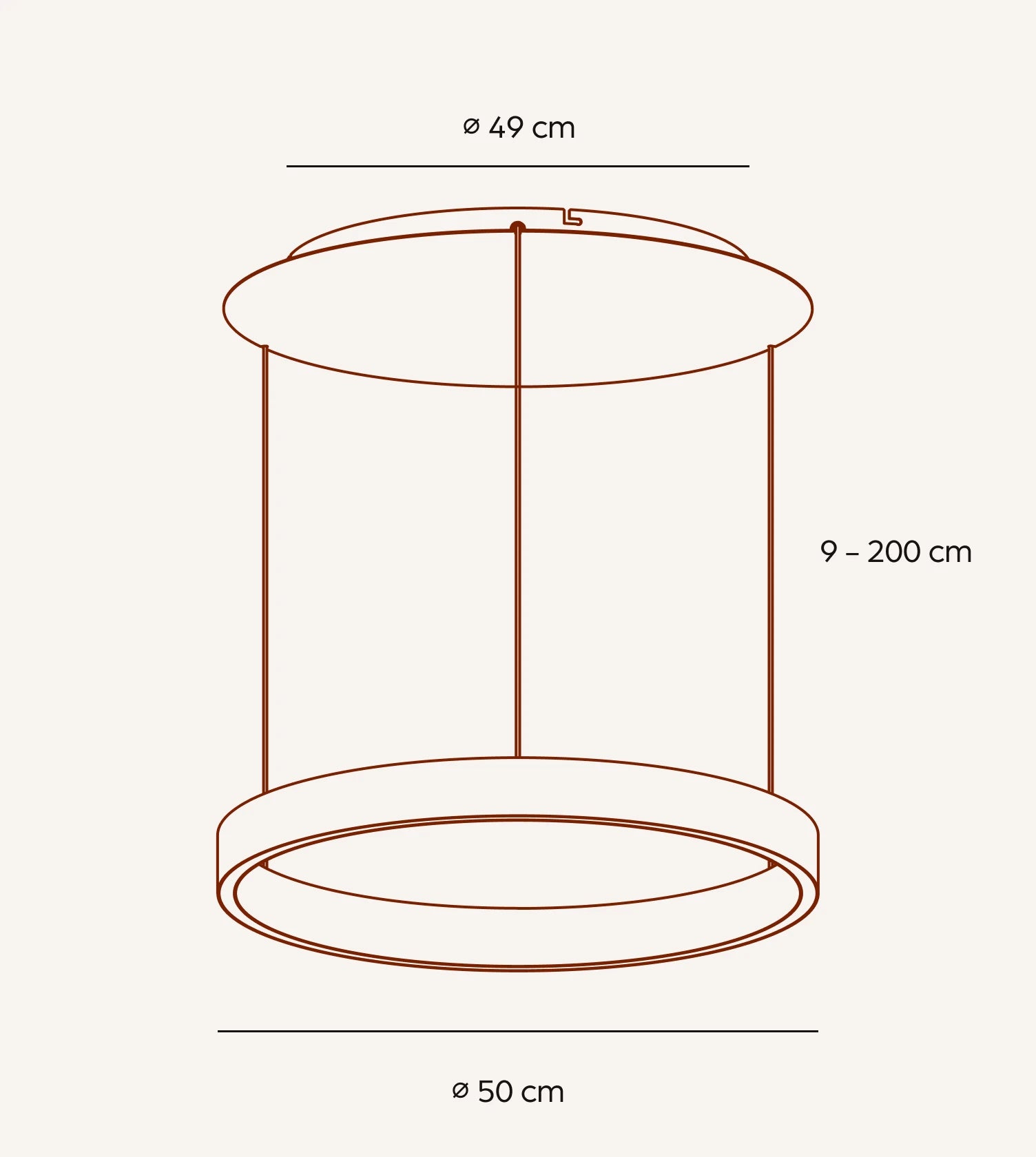 Taupe Leder | individuell [Höhenverstellbar]