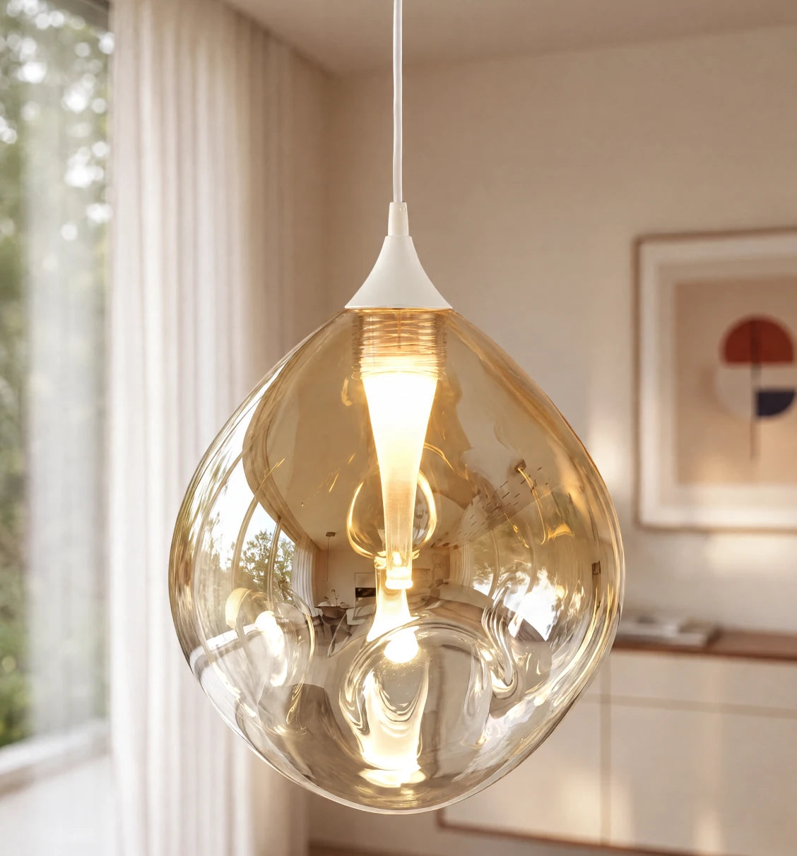 Glas met kleurverloop als blikvanger