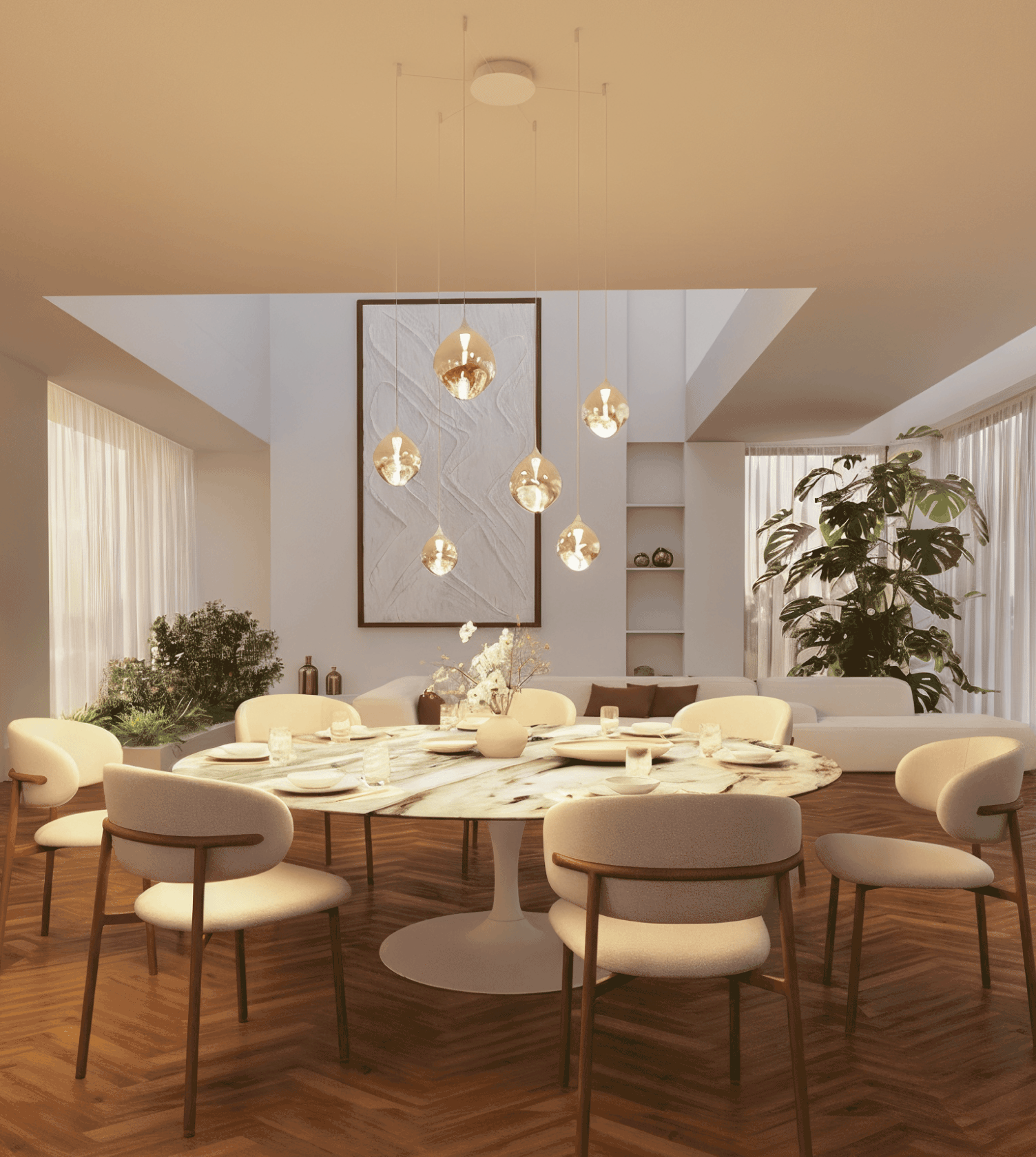 Weiß | Elegantes [Designhighlight] aus Glas