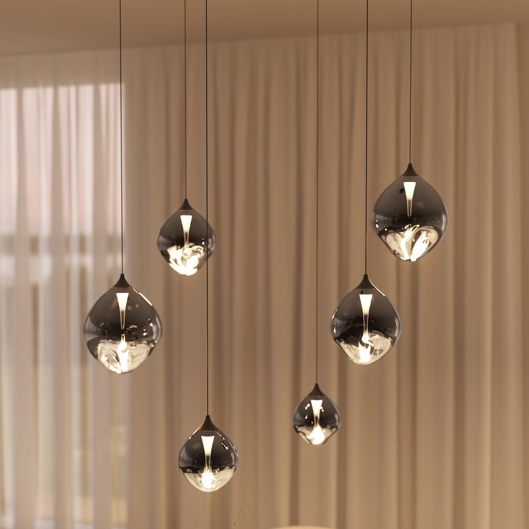 Schwarz | [Mundgeblasenes] Glas