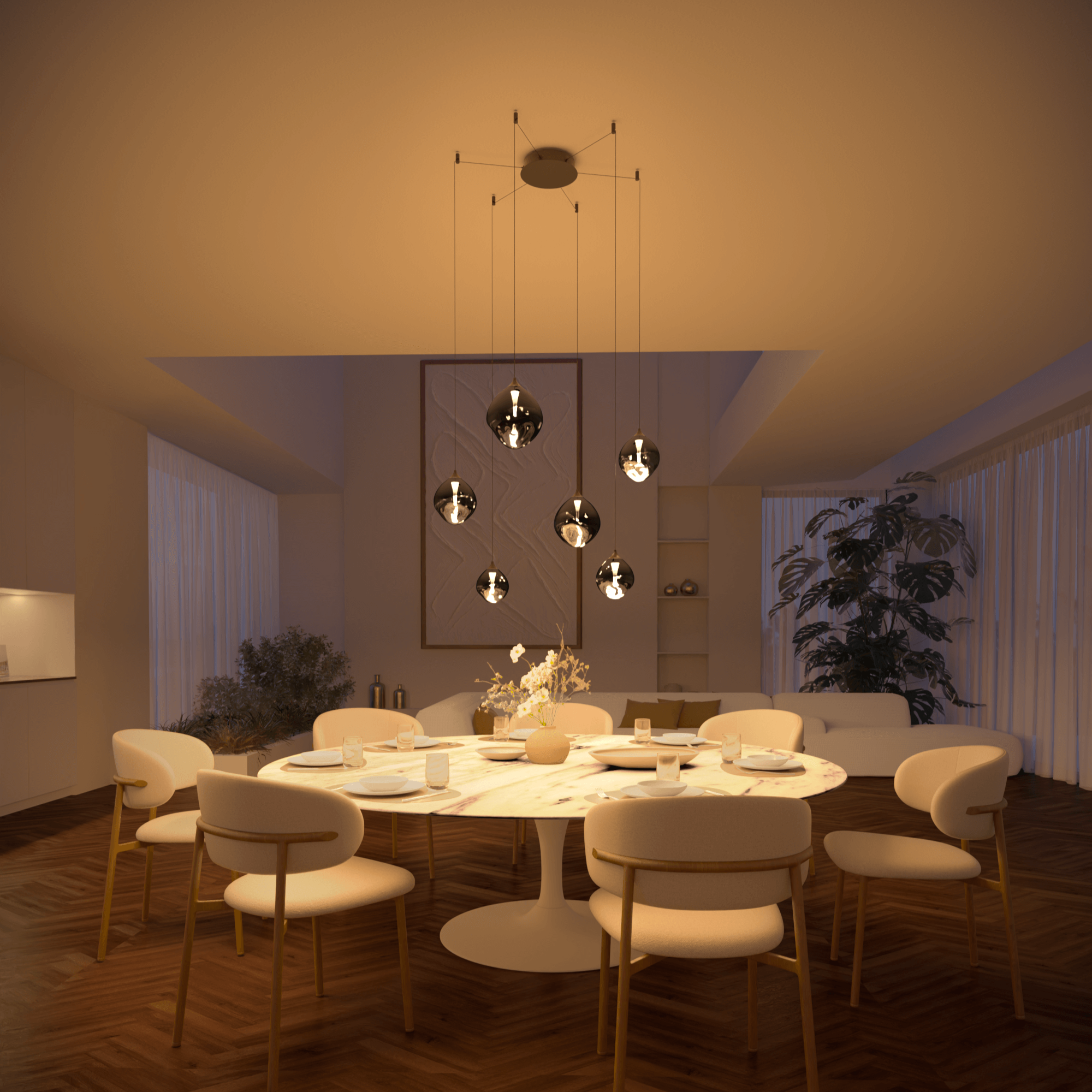 Schwarz | 3-stufig [dimmbar per Kippschalter]