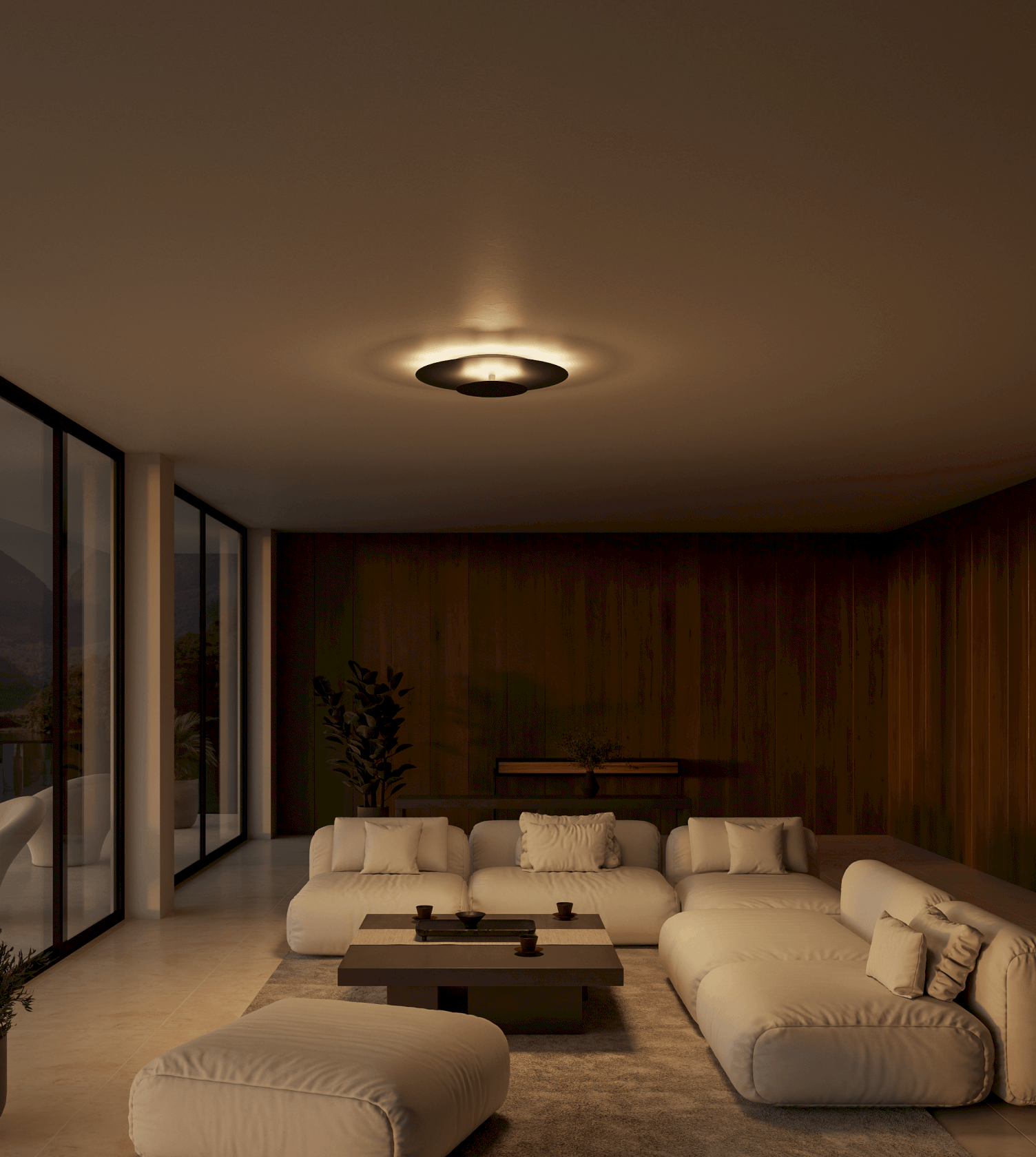 Schwarz | [Stilvolles Design] bei Nacht