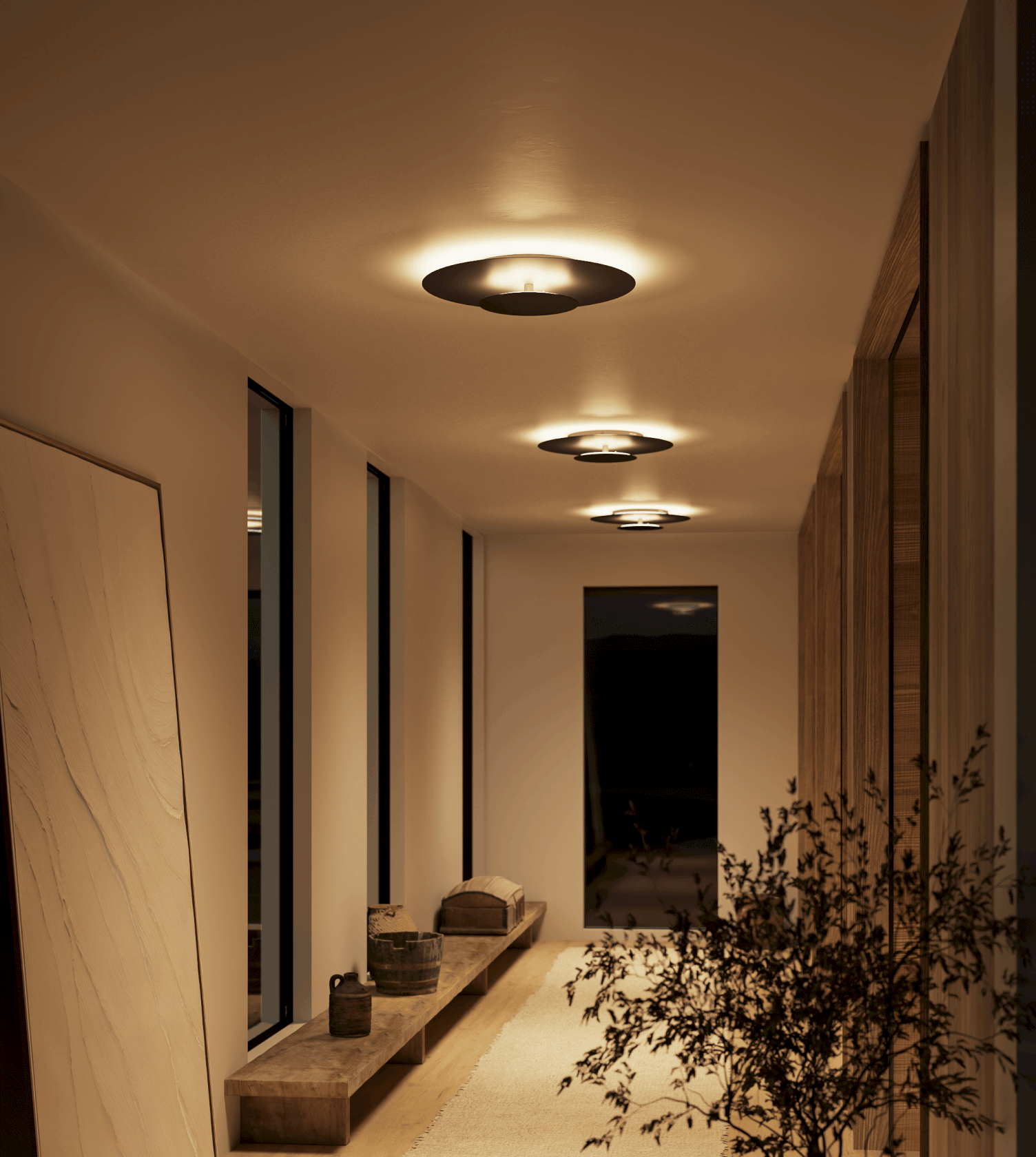 Schwarz | [Warmweißes] Licht in 2700K
