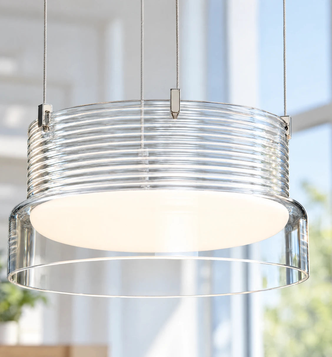 Glas en chroom in retrodesign