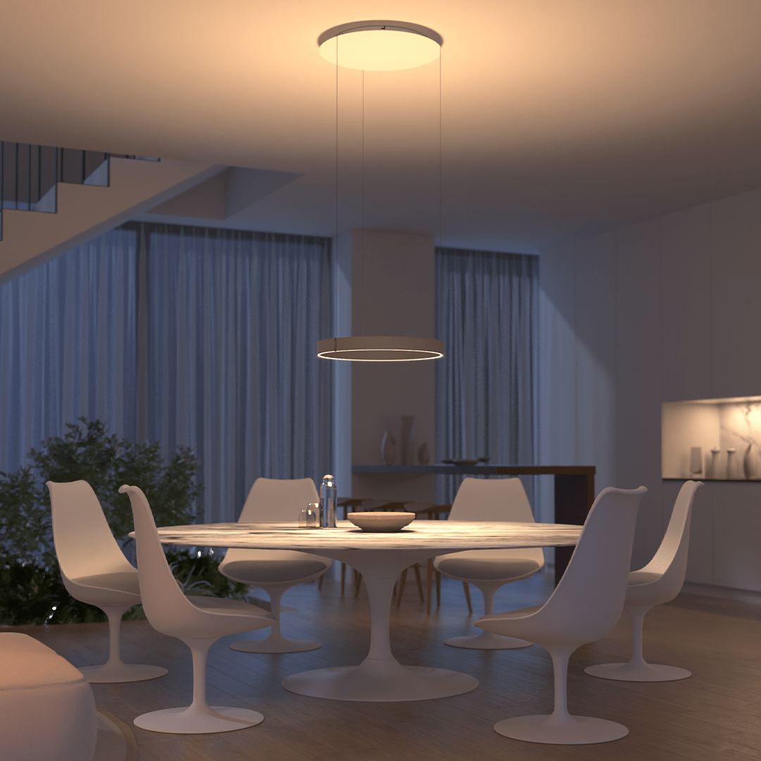 Taupe Leder | [Farbtemperatur] einstellbar